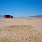 SUV in desert