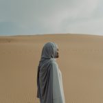 lady in the desert