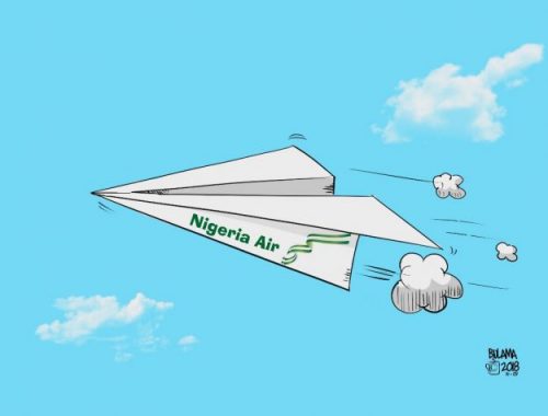 paper plane Nigeria Air
