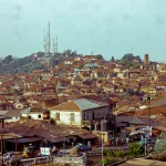 bird's eye view of Ibadan